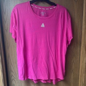 Reebok Pink Relaxed Short Sleeve Tee